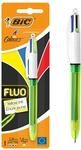 BIC 4 Farben Kugelschreiber 4 Colours Fluo, mit Highlight Funktion, 1er Pack, Ideal