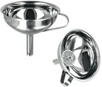 Metaltex Edelstahl Einf&uuml;lltrichter mit herausnehmbarem Siebeinsatz, 153mm...