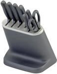 Zyliss Messerblock mit Messer, 8-Teiliges Messerset mit Block und Schere 