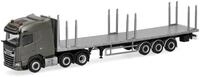 Herpa DAF XG Flachbett-Sattelzug Niederl&auml;ndische Armee Milit&auml;r Modellauto 