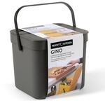Gino Organischer Abfalleimer, 7 l, Anthrazit