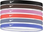 NIKE Flex Slim Haarb&auml;nder 6er Set Multi Color elastische Sport Stirnb&auml;nder
