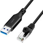 Logilink CU0402 - aktives USB 3.0 (Typ-A) zu Netzwerk (RJ45) Anschlusskabel -...