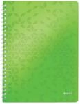 Leitz WOW Collegeblock A4 kariert, 160 Seiten, 80 Blatt FSC-zertifiziertes...