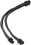 SilverStone Technology PP07E Verl&auml;ngerungsstromkabel 8 Pin 4+4 CPU EPS 300mm...