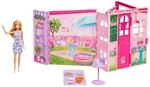 Barbie Wochenend-Haus Spielset mit Puppe und Zubeh&ouml;r | 10 Zubeh&ouml;rteile inkl....