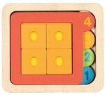Goki - Puzzle mit Schichten, Formen II Boden, Mehrfarbig (57350)