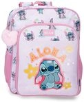 Disney Joumma Stitch You & Me Mauve Schulrucksack 30x40x13 cm Polyester 15.6L