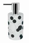 Spirella Seifenspender Tube | mit Edelstahlpumpe | Fl&uuml;ssigseifen-Spender | Porzellan