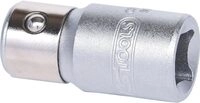 KS Tools 911.4327 1/4" Bit-Adapter-Stecknuss, mit Spannring