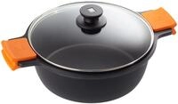 BRA Efficient | Hoher Kochtopf | 28 Cm, Schwarz, F&uuml;r alle Herdarten einschlie&szlig;lich