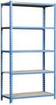 SimonRack Schwerlastregal, Lagerregal, 180x90x50 cm, Metallregal, Kellerregal,