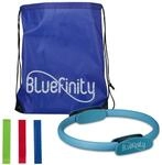 Relaxdays Bluefinity Pilates Ring, Doppelgriff, Gepolstert, D: 39 cm,...