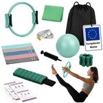 Relaxdays Pilates Set 13-TLG., f&uuml;r Anf&auml;nger & Fortgeschrittene, Farbwahl |...