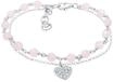 Elli Armband Damen Herz Kugel mit Kristalle in 925 Sterling Silber