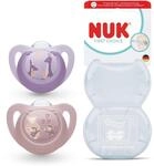 NUK First Choice Baby Schnuller | 6-18 Monate | Orthodontische Schnuller | Beruhigt