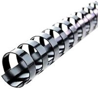 GBC 4400008 Binder&uuml;cken Plastik (A5, 14 Ringe, 8 mm, 100 St&uuml;ck) schwarz