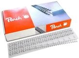 Peach Drahtbinder&uuml;cken - 3:1-34 Ringe - A4-100 St&uuml;ck - 12mm - silber - PW127-01