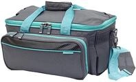 ELITE BAGS - GP'S Softbag-Arzttasche | grau-t&uuml;rkis | funktionell