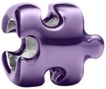 PANDORA Purple Puzzle Piece Mini 794816C02 Charm Anh&auml;nger