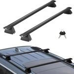 VEVOR Schwarze Dachtr&auml;ger-Querstangen, Kompatibel mit Jeep Grand Cherokee