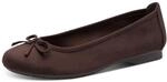 Jana Damen Ballerinas mit Schleife Vegan