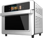 Cecotec Hei&szlig;luftfritteusen-Backofen 30L Bake&Fry 3000 Touch Steel Connected. 1700 W,