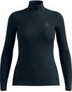Odlo Damen Merino 200 Baselayer Langarmshirt 1/2-Zip 100% Merinowolle 