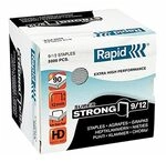 Rapid 24871400 Heftklammern 9/12mm Super Strong, verzinkt, 5000 St&uuml;ck