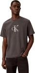 Calvin Klein Herren Ss 20s Ez Distressd Mnlgo Graphi Lv04rh844g Graphic Tees...