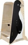 Small Foot Lernturm &bdquo;Pinguin Wildlife, h&ouml;henverstellbarer Learning Tower aus...