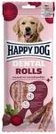 Happy Dog Dental Rolls Zahnpflege Hund, 148 g vegetarisch glutenfrei | Vegetarischer