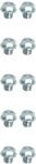 KS Tools &Ouml;lablassschraube, Au&szlig;en6kant 17mm, M14x1,5x11mm, 10er-Pack