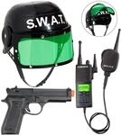 W WIDMANN MILANO Party Fashion 28227 - Kost&uuml;mzubeh&ouml;r S.W.A.T. f&uuml;r Kinder, Helm,