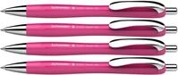 Schneider Slider Rave XB Kugelschreiber, 4 St&uuml;ck, Kr&auml;ftiges Pink | Tinte:...