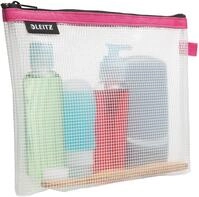 Leitz WOW Traveller Zip-Kosmetiktasche, Transparent, Wasserabweisend, Ideale