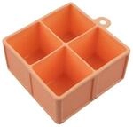 Fackelmann Eisw&uuml;rfelform aus Silikon - Silikonform f&uuml;r Eisw&uuml;rfel, 9,5 x 4,5 x 4,4