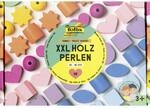 folia 22999 - XXL Holzperlen JUMBO BASIC SHAPES, 68 St&uuml;ck | Bastelperlen zum