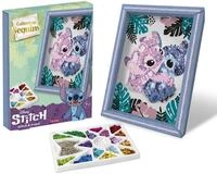Lansay - Sequins Disney Stitch und Angel - Kreatives Bildset - Ab 7 Jahren 