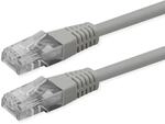 ROLINE Patchkabel Cat.6 (Class E), UTP, PoE, grau, 2 m