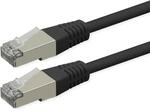 ROLINE Patchkabel Cat.6 (Class E), PoE, S/FTP (PiMF), schwarz, 2 m