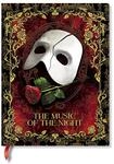 Masked Melody (Phantom of the Opera) Midi Lined Hardcover Journal (Elastic Band