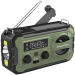 Solar Radio Tragbare SOS Powerbank 10000mAh Taschenlampe Dynamo Kruger&Matz