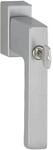 HOPPE Fenstergriff TOULON Sperrzylinder Secustik, VK 32-42 mm, silber eloxiert, 1