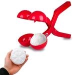JAMARA 461146 Snow Play Schneeballzange Duo 38cm - Kinder Schneeball Snow Zange,