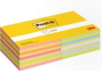 Post-it Notes W&uuml;rfel, 2 Bl&ouml;cke (900 Blatt), 76 mm x 76 mm, Sortierte Farben 