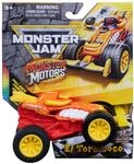 Monster Jam Monster Motors EL Toro Loco, 1:64 Rev Up Monster Truck, Kids Toys for Boy