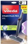 Vileda Steam Plus Pro XXL Sensitive Ersatzbez&uuml;ge f&uuml;r empfindliche B&ouml;den | XXL