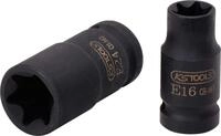 KS Tools 3/8' Torx-E-Kraft-Stecknuss, kurz, E4
