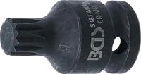 BGS 5381-M14 | Kraft-Bit-Einsatz | L&auml;nge 43 mm | 12,5 mm (1/2") | Innenvielzahn